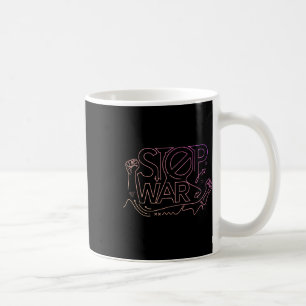 Beendigung des Kriegs Friedensaktivisten-Outfit Fr Kaffeetasse