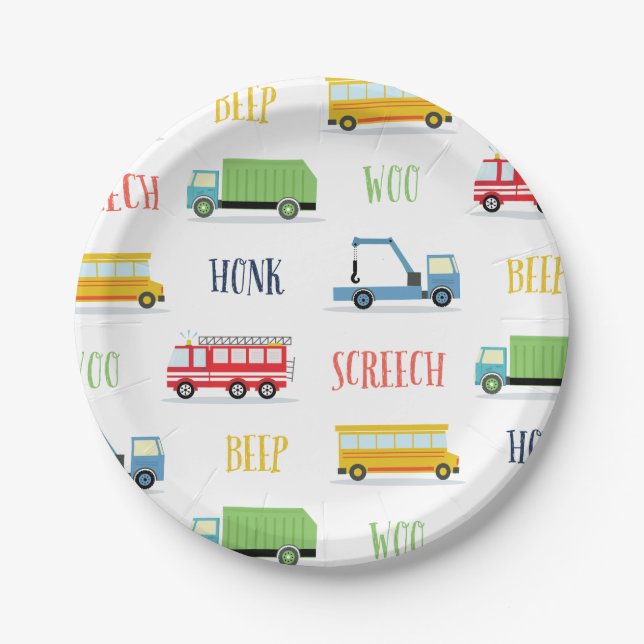 Beep Honk Schrei über Paper Teller (Vorderseite)