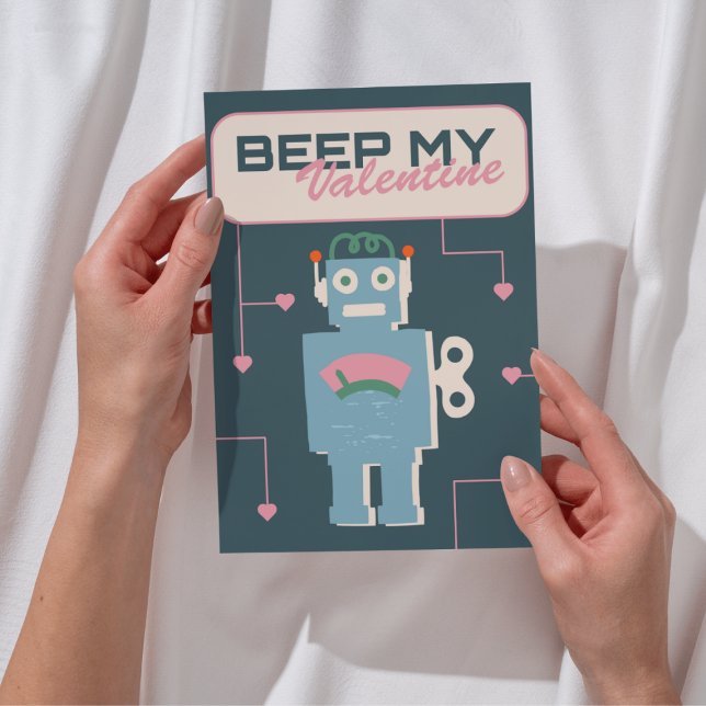 Beep My Valentine Feiertagskarte (Von Creator hochgeladen)