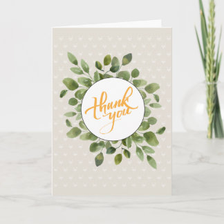 Beeple Thank You Floral card Karte