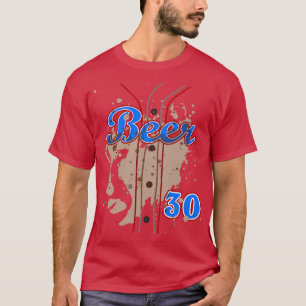 BEER 30 Bier Drinker Halloween Kostüm Tailgate Pa T-Shirt