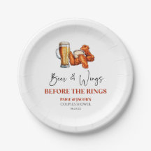 Beer and Wings Before The Rings Couples Shower