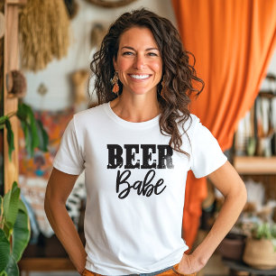 Beer Babe Funny Women's Bier T-Shirt
