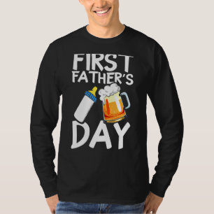 Beer Baby Flasche New Daddy 2022 T-Shirt
