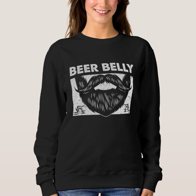 Beer Belly Daddy Lifestyle Dad Habits Beer  Drinki Sweatshirt (Vorderseite)