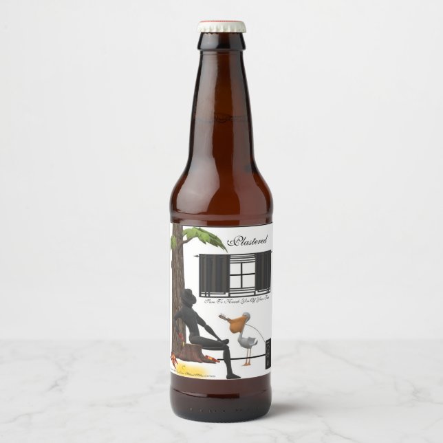 Beer Bottle Label von James Michael Miller Bierflaschenetikett (Vorderseite)