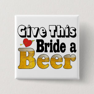 Beer Bride Button