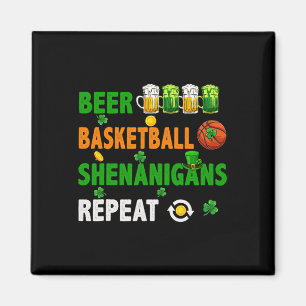 Beer Bysketbyll Shenanigans Wiederholung St. Patri Magnet