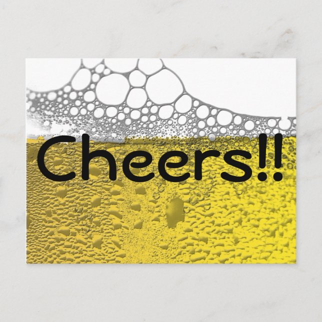 Beer Celebration Postkarte (Vorderseite)