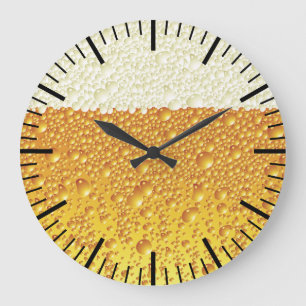 Beer Clock Große Wanduhr