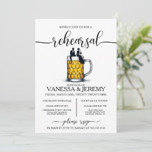 Beer Couple Probe Dinner Einladung