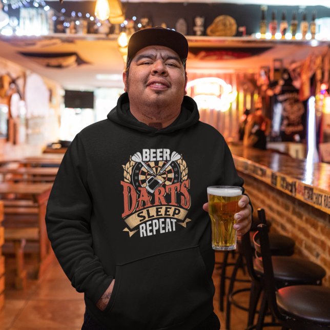 Beer Darts Sleep Repeat - Dart Champion Hoodie (Von Creator hochgeladen)