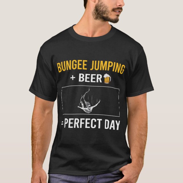 Beer Day Bungee Jumping T-Shirt (Vorderseite)