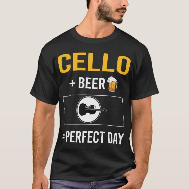 Beer Day Cello Cellist T-Shirt (Vorderseite)