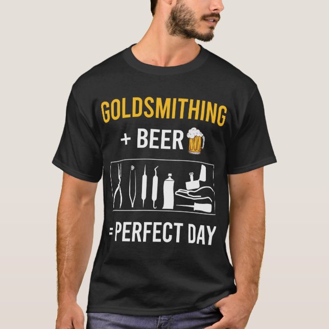 Beer Day Goldsmithing Goldsmith T-Shirt (Vorderseite)