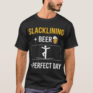 Beer Day Slacklinline Slackliner T-Shirt