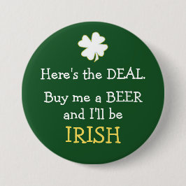 Beer Deal Irish Button