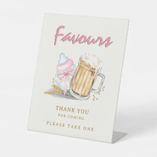 Beer Diaper Baby Girl Duwer Favoriten Vielen Dank Sockelschild