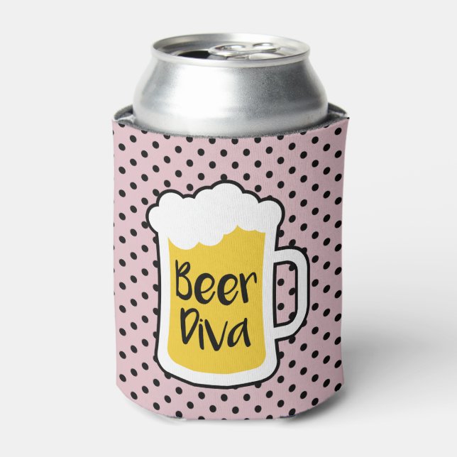 Beer Diva Dosenkühler (Kanne Vorderseite)