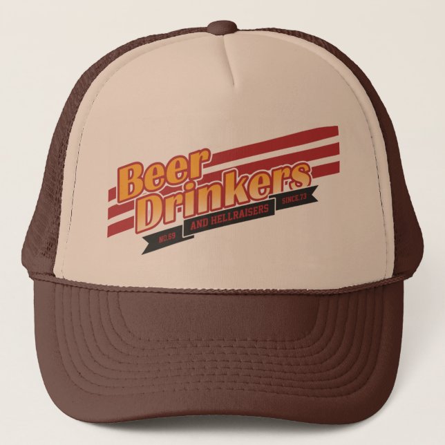 Beer Drinkers and Hellraisers Truckerkappe (Vorderseite)