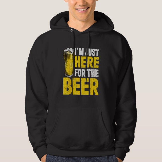 Beer Drinking Alcohol Drinkers Men Women Hoodie (Vorderseite)