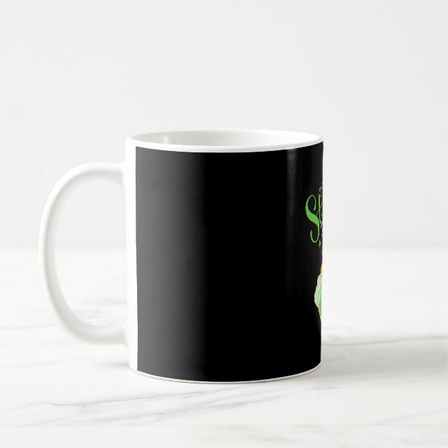 Beer Drinks Happy St Patricks Day Kleeblatt Kaffeetasse (Links)