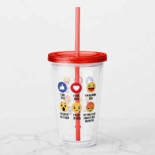 Beer Emojis Acryltrinkbecher