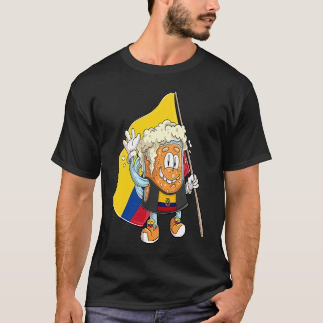 Beer fan of Ecuador T-Shirt (Vorderseite)