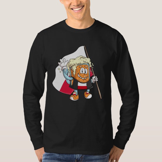 Beer fan of Poland T-Shirt (Vorderseite)