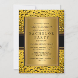 Beer Gentlemen's Bachelor Party Herren's Night Out Einladung
