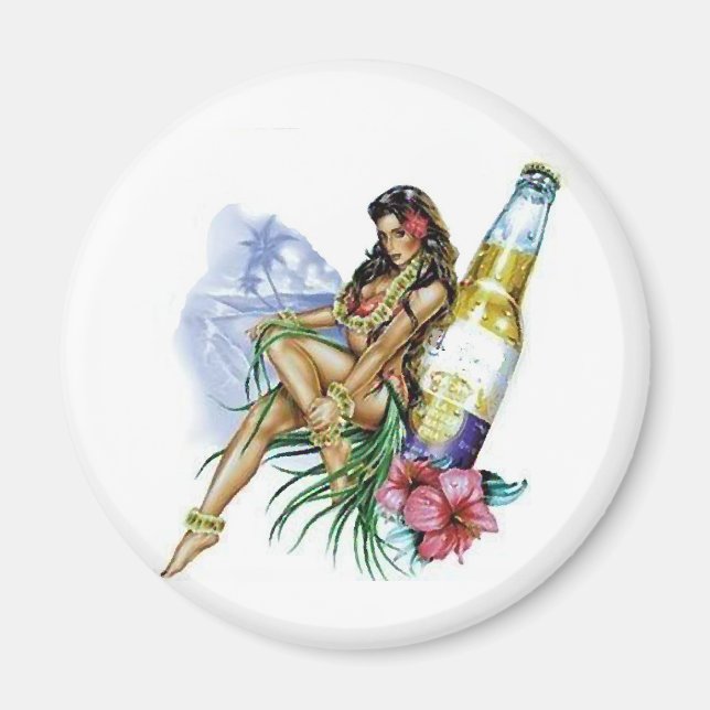 Beer Girl Magnet (Vorne)