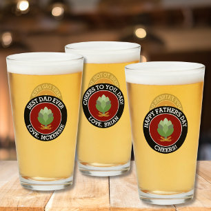 Beer Hops glücklicher Vatertag Special Glas