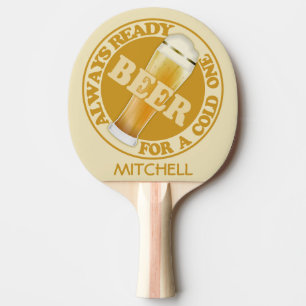 BEER individuelle Name Tischtennispaddel Tischtennis Schläger
