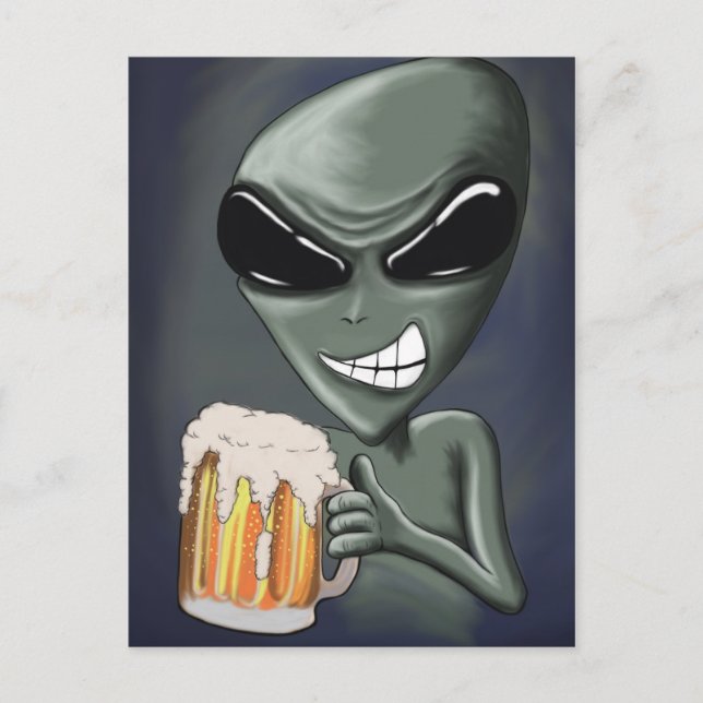 Beer It's What We're Drinking II Postcard Postkarte (Vorderseite)