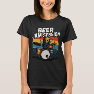 Beer Jam Session T - Shirt - Fun Beer Graphic for 