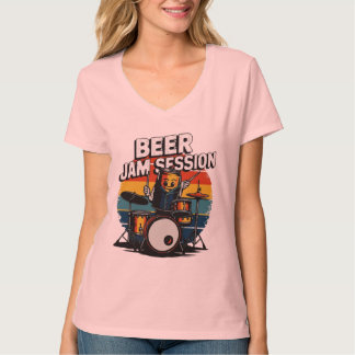Beer Jam Session T - Shirt - Fun Beer Graphic for 