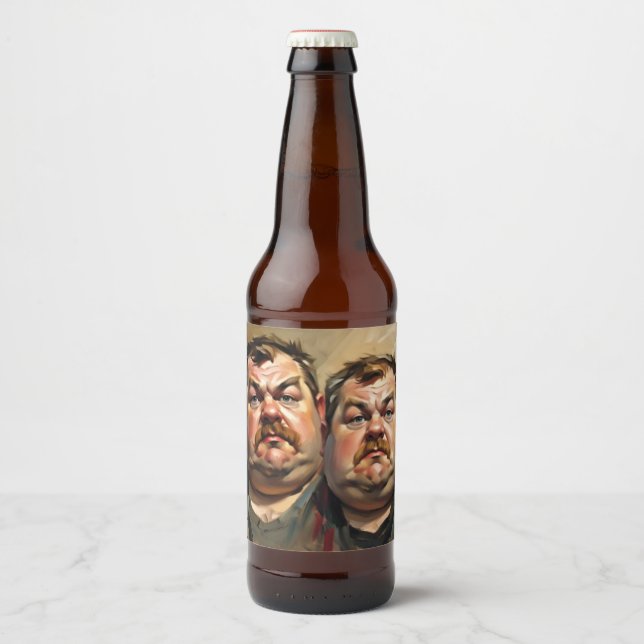 Beer Lover Double Label Bierflaschenetikett (Vorderseite)
