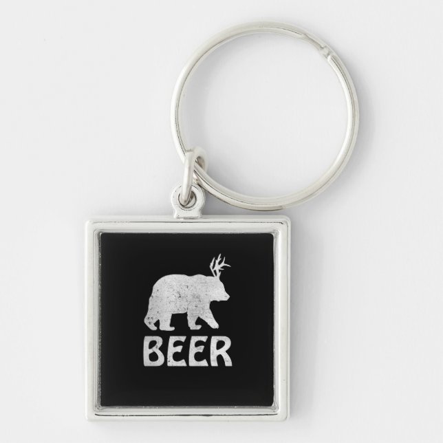 Beer Lover | Giraffe Beer Lover Schlüsselanhänger (Vorne)