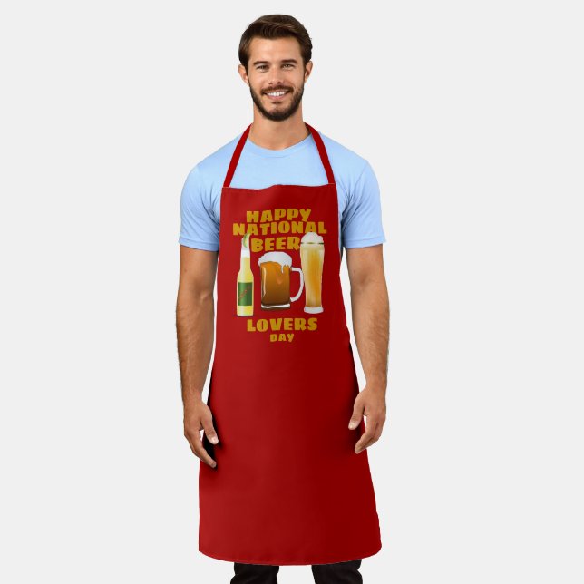 Beer Lovers Day Schürze (Getragen)
