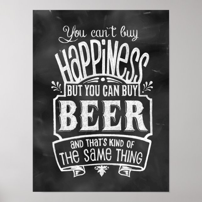 Beer Lover's Poster (Vorne)