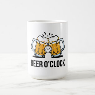 Beer O'Clock - Zeit, mit einem kalten zu feiern Kaffeetasse