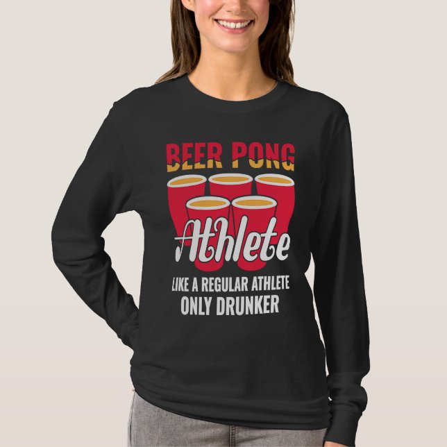 Beer Pong Athlete  Definition Beer  Beer Pong T-Shirt (Vorderseite)