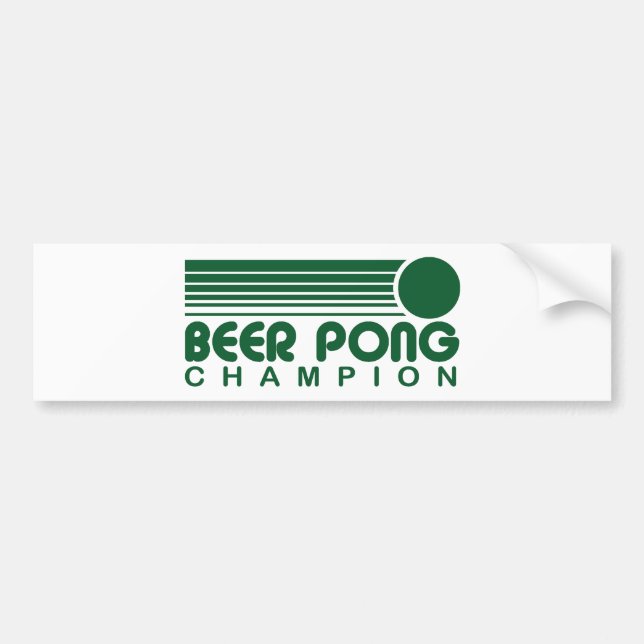 Beer Pong Autoaufkleber (Vorne)