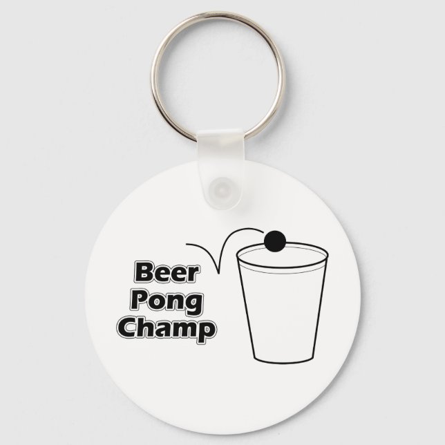 Beer Pong Champ Schlüsselanhänger (Vorderseite)