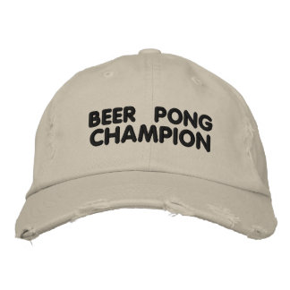 Beer Pong Champion Bestickte Kappe