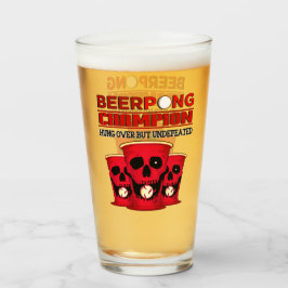 Beer Pong Champion Glas