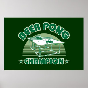 Beer Pong Champion Poster