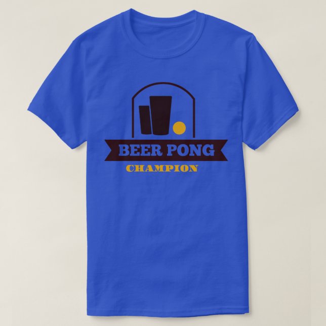 Beer Pong Champion T-Shirt (Design vorne)