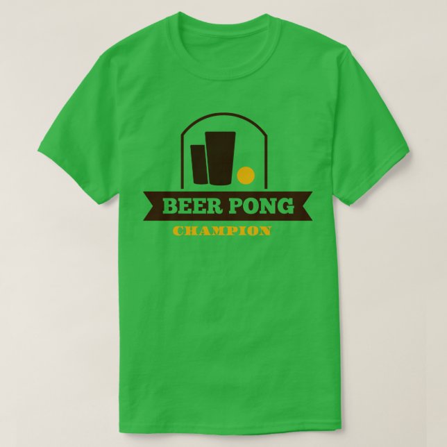 Beer Pong Champion T-Shirt (Design vorne)