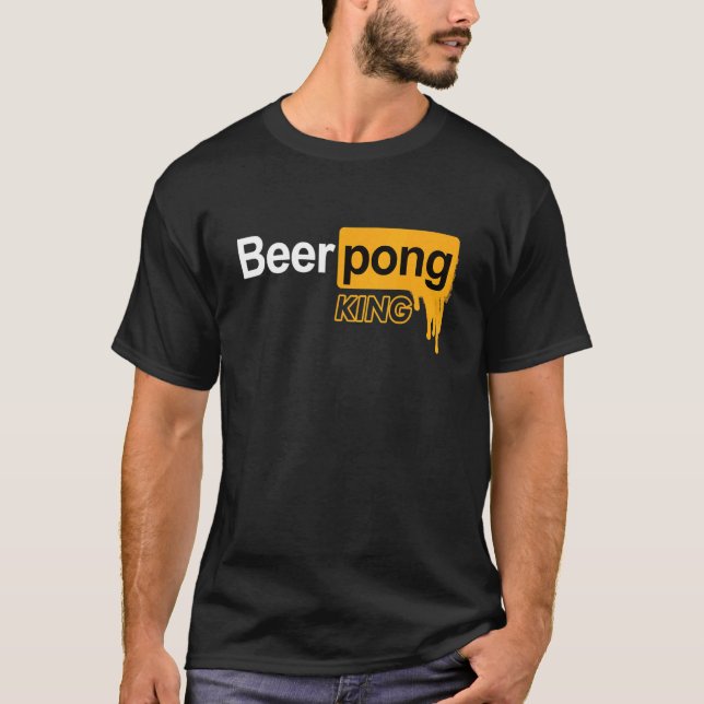 Beer Pong Drink Game Beer Pong T-Shirt (Vorderseite)